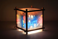 Big Train Rotating Boys Bedside Table Lamp by Magic Lamp
