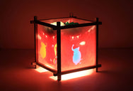 Circus Rotating Kids Bedside Table Lamp by Magic Lamp