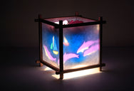 Dolphin Pod Rotating Kids Bedside Table Lamp by Magic Lamp