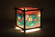 Flower Garden Rotating Girls Bedside Table Lamp by Magic Lamp
