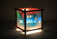 Train Rotating Boys Bedside Table Lamp by Magic Lamp