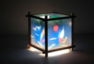 Wind surfing Rotating Kids Bedside Table Lamp by Magic Lamp