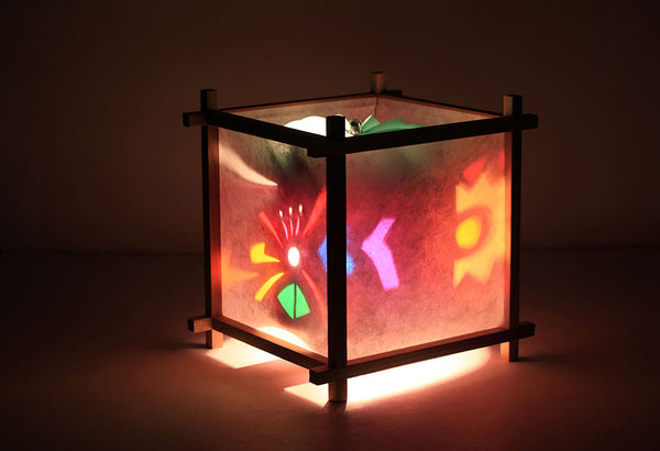 Abstract Rotating Kids Bedside Table Lamp by Magic Lamp