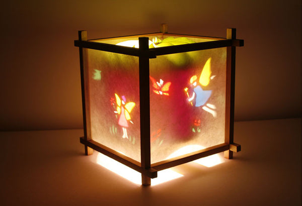 Fairy Rotating Girls Bedside Table Lamp by Magic Lamp